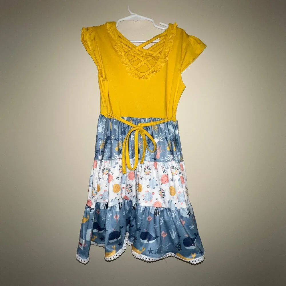 NWOT Chris N Missy Sea Beach Turtle Dress